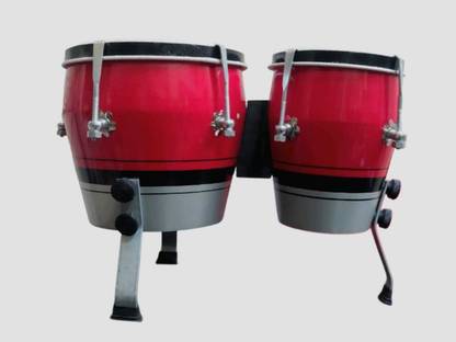 labina Premium Bongo Drum Set | Adjustable Tunning | Stand. Wooden Bongo