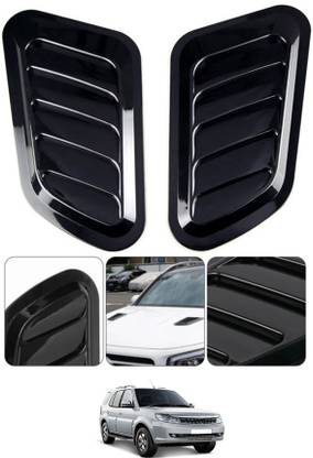 AYW High Quality/Universal Fit 2Pcs Bonnet Air Scoops Car Décor Air Flow Intake-193 Boonet Scoop
