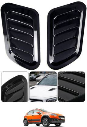 MSNP Universal Fit 2Pcs Bonnet Air Scoop Car Décor Air Flow Intake 27 Boonet Scoop