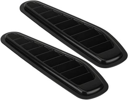 Air Wink 2pc Style Car Air Flow Intake Decorative Scoop Bonnet Vent Hood Cover Universal Boonet Scoop