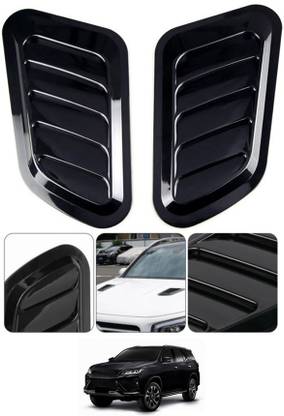 ABJD 2Pcs Bonnet Scoop Car Black Styling Air Flow Intake For Fortuner Legender-2021 Boonet Scoop