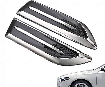 HUUSO Side Fender Trim V-619 Chrome Finish Side Scoop