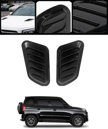 AYW Universal Fit Set Of 2 High Quality Air Scoops Bonnet For Car Air Flow-35 Boonet Scoop
