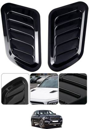AYW High Quality/Universal Fit 2Pcs Bonnet Air Scoops Car Décor Air Flow Intake-257 Boonet Scoop