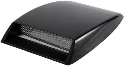 QNJL Universal Car Decorative Air Flow Intake Hood Scoop Bonnet ABS Car Boonet Scoop