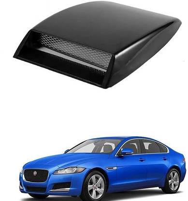 VKSUN Black Car Decorative Air Flow Intake Scoop Bonnet Vent for Jaguar XFS Boonet Scoop