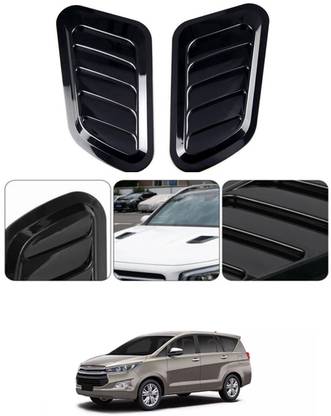 MATIES Universal Black Waterproof 2Pcs Stylish Air Bonnet Scoop For Car -152 Boonet Scoop