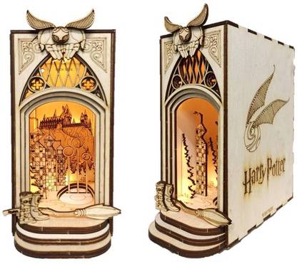 Rajbharti Crafts Wooden Book End