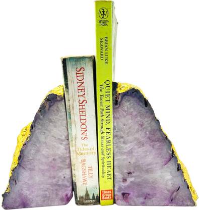 Agates N Stones Stoneware Book End
