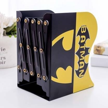 wonder digital Multipurpose Expandable Bookcase Desktop Bookend Stand Holder Iron Book End