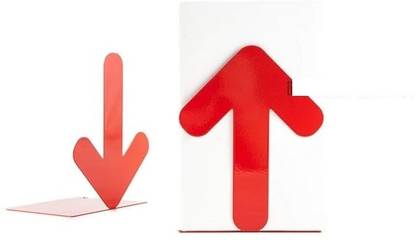 INDIAN DÉCOR bookends Red Arrows // Housewarming Gift Iron Book End