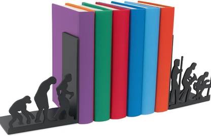 SONRET Human Evolution Metal Book Ends Aluminium Book End