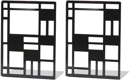 MAXSERA Decorative Non-Skid Book Stopper for Heavy Books Iron Book End