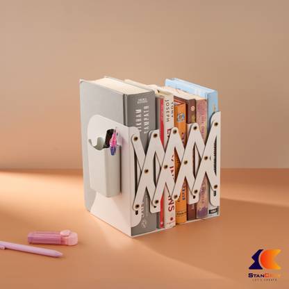 STANCRAY METAL EXPANDABLE FILE BOOK PEN STAND Metal Semi-Open Book Shelf