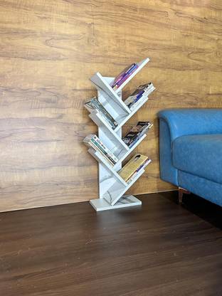 KVS Furniture 7-Tier Book Rack, Storage of Book case, Free-Standing Books Holder Engineered Wood Open Book Shelf