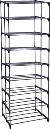 BHIMADA Metal BookCase Metal Open Book Shelf