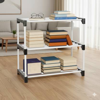 thos Multipurposar Storage rack Metal Open Book Shelf
