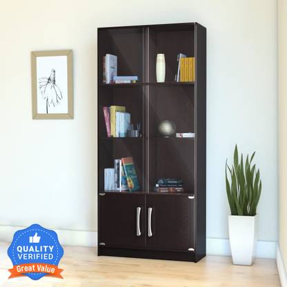 Flipkart Perfect Homes Engineered Wood Close Book Shelf