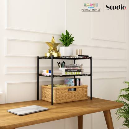 Flipkart Perfect Homes Studio Book shelf Metal Open Book Shelf