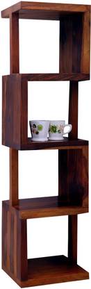 Snap Solid Wood Open Book Shelf