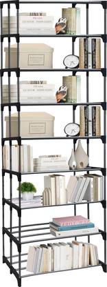 BHIMADA BOOKCASES Metal Open Book Shelf