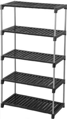 3D METRO SUPER STORE Multipurpose Portable Bookshelves Shoe Rack Wall Shelves Collapsible Wardrobes Metal Open Book Shelf