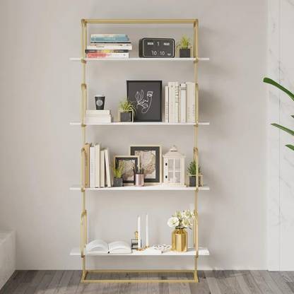 NG Decor Etagere Bookshelf in Bookshelf with Rich Storage Engineered Wood Open Book Shelf