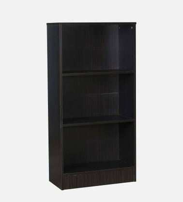 Mintwud from Pepperfry Hayao 3 Tier Book Shelf in Wenge Finish Engineered Wood Open Book Shelf
