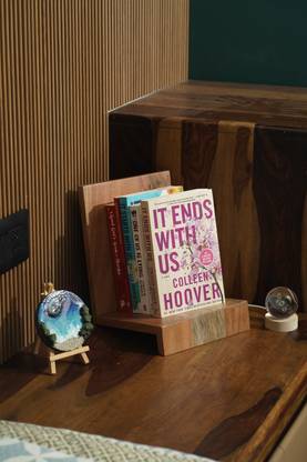 Furnicasa Solid Wood Open Book Shelf