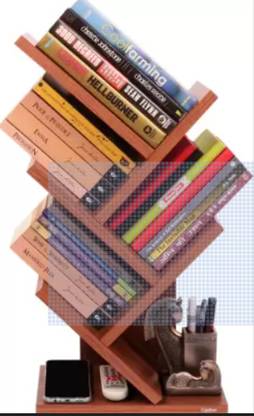 Innovito Engineered Wood Open Book Shelf