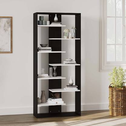 Home Full Engineered Wood Open Book Shelf