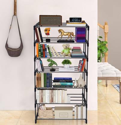 Bhimada Study Material Organizer Plastic Open Book Shelf