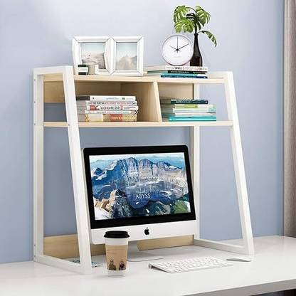 Indian Decor 45457 Living Room Bookcase Desktop Bookshelf Simple Desk On The Debris Metal Semi-Open Book Shelf