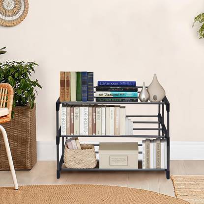 BHIMADA Book shelf for kids & Adults Plastic Open Book Shelf