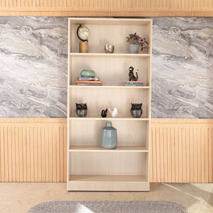 lussomobily lussomobily 5 Layer Wooden Bookshelf Multipurpose Display Storage Unit Bookcases Engineered Wood Open Book Shelf