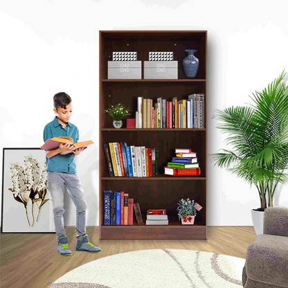 Fresh Up Zine /Rack/ Stand/Cabinet Engineered Wood Open Book Shelf