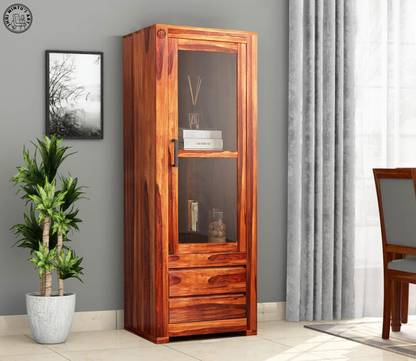 SHRI MINTU'S ART Rosewood ( Sheesham ) Solid Wood Close Book Shelf
