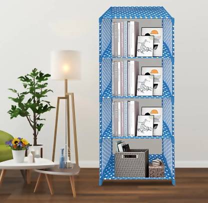 SAISAP 5-Layer Open Book Self Stand Metal Open Book Shelf
