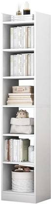 woodcom Bookshelf Multipurpose Home Decor Storage Rack Showcase Engineered Wood Open Book Shelf