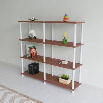 DFC Montro Engineered Wood Open Book Shelf