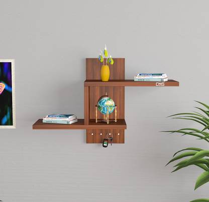 Das DONAL Wall Mount Shelves Book Shelf Engineered Wood Open Book Shelf