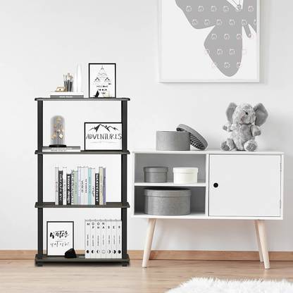 HVN 1 Engineered Wood Open Book Shelf