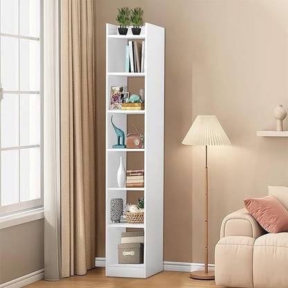 TONY STARK 6 Layer Multipurpose Storage Shelf Showcase Rack Organizer for Home Decor&Office Engineered Wood Open Book Shelf