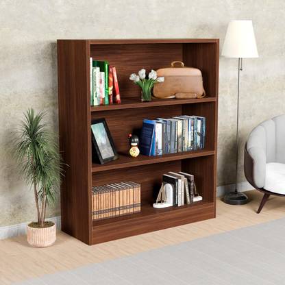 DFC Olive Engineered Wood 4 Layer Book Shelf for Home Library | Book Rack, Bookshelf Engineered Wood Open Book Shelf