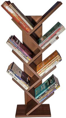 sbf furniture 7-Tier Book Rack, Storage of Book case, Free-Standing Books Holder Engineered Wood Open Book Shelf