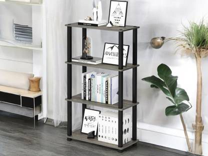 KVS Furniture BOOKSHELF Plastic Open Book Shelf