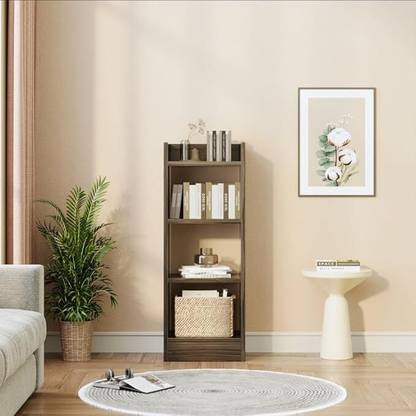 ASCOM 3-Tier Modern Multipurpose Bookshelf | Storage Organizer for Home, Office & More Engineered Wood Open Book Shelf