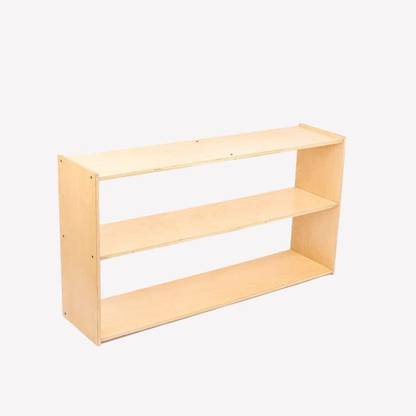 Curious Cub Montessori Shelf for Toys, Books, Art & Craft Storage Organizer for Kids | Solid Wood Open Book Shelf