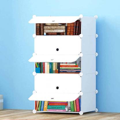CITRODA Bookshelf Rack for Home ,Office Multipurpose Storage Organizer Metal Open Book Shelf