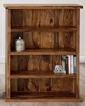 FURINNO Solid Wood Open Book Shelf